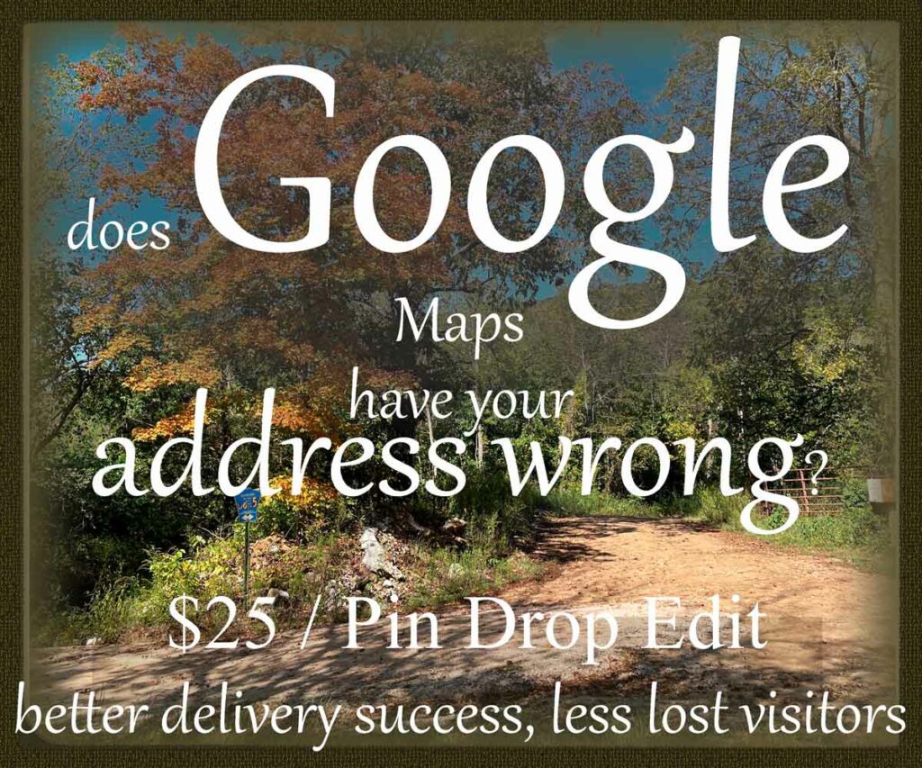 A graphic to advertise my Google Map Editing service.